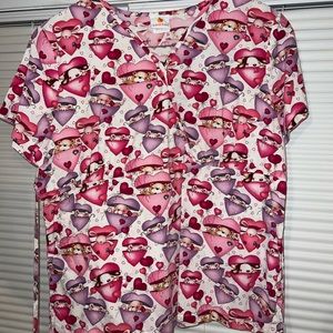 Peaches brand work scrubs. Size Medium